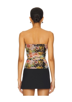 MORE TO COME Everly Strapless Top in Pink,Black. Size L. Also in XXS.