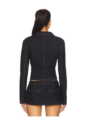 LIONESS Lune Blazer in Navy. Size M. Also in XS, S, L, XL.