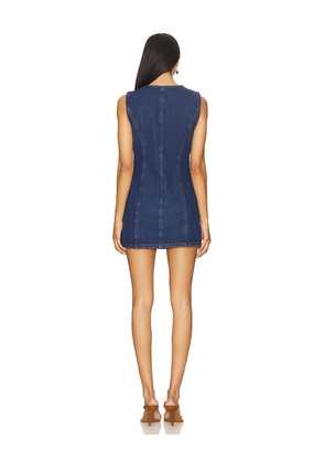 LIONESS L'esprit Mini Dress in Blue. Size M. Also in XS, S, L, XL.