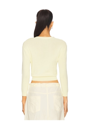 LIONESS Golden Hour Cardigan in Lemon. Size M. Also in L.
