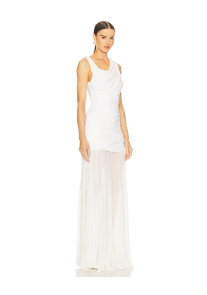 L'Academie Tine Gown in Ivory. Size M. Also in XXS, XS, S, L, XL.