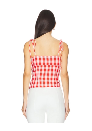 MORE TO COME Penny Top in Red. Size M. Also in L, S, XS.