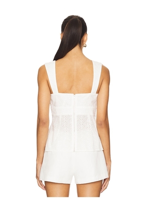 MORE TO COME Priya Top in White. Size M. Also in XS, S.