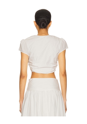 MORE TO COME Amaya Top in White. Size XS. Also in S, M.