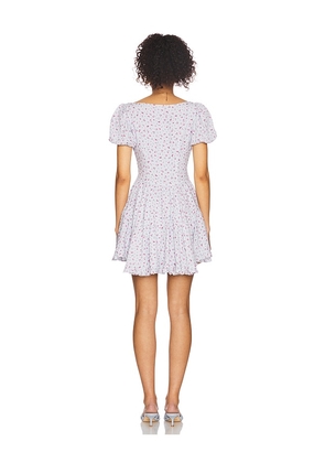MAJORELLE Calissa Mini Dress in Baby Blue. Size M. Also in XXS, XS, S.
