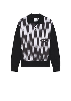 Le PÃ¨re Le PÑre Warmup Jumper in Black. Size L. Also in M, XL/1X.