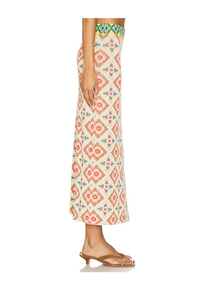 MISA Los Angeles Gwen Skirt in Pink,Lemon. Size XS. Also in S.