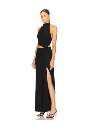 MISHA The Kendall Jersey Dress in Black. Size M. Also in S.