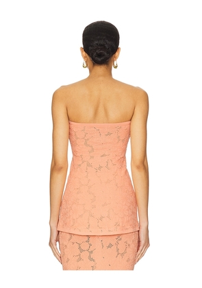 Lovers and Friends Shalie Top in Coral. Size M. Also in XS, S, L.