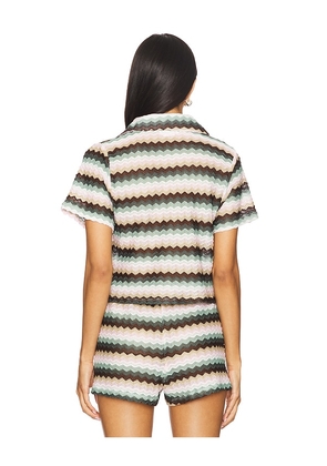Lovers and Friends Nettie Top in Cream,Brown. Size S. Also in XXS, XS, M, L, XL.