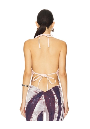 Masha Popova Whisker Bandana Top in Purple. Size S. Also in XS.