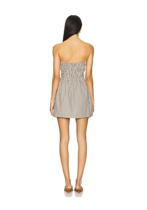 MORE TO COME Neve Mini Dress in Grey. Size M. Also in XXS, XS, S, L, XL.