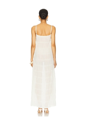 MORE TO COME Justina Maxi Dress in Cream. Size M. Also in L, XL.