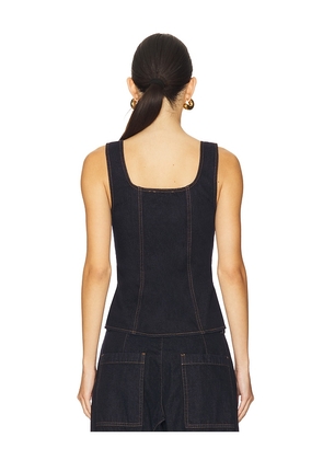 LNA Gili Zip Tank in Blue. Size S. Also in XS.