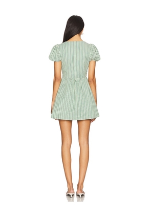 MORE TO COME Heather Mini Dress in Green. Size M. Also in L.