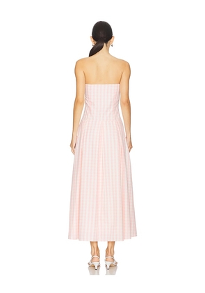 MORE TO COME Adley Strapless Maxi Dress in Pink. Size L. Also in XS, S.