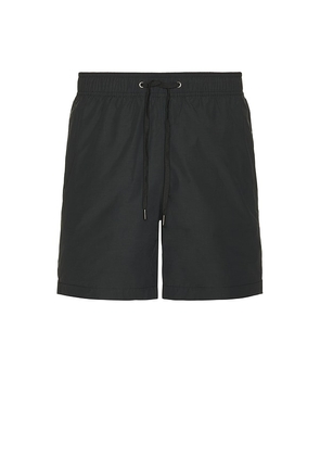 onia Charles 7 Swim Trunks in Black. Size S. Also in M, L, XL/1X.
