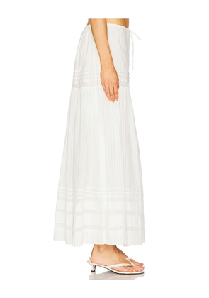 LSPACE Reia Skirt in White. Size M. Also in L, XL.