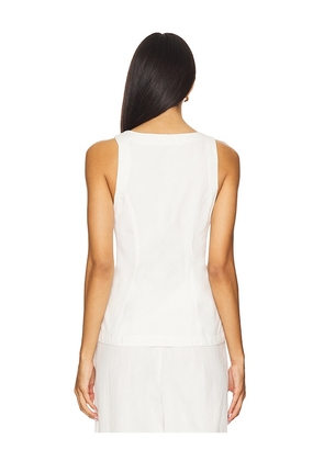 LSPACE Sofie Vest in White. Size M. Also in S, XS.