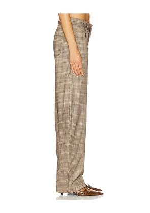 LIONESS Horseshoe Pant in Brown. Size M. Also in XXS, XS, S.