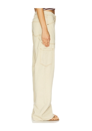 LIONESS Miami Vice Pant in Beige. Size M. Also in XXS, XS, S, L, XL, XXL.