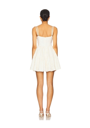 MORE TO COME Sansa Mini Dress in Cream. Size M. Also in XS, S, L.