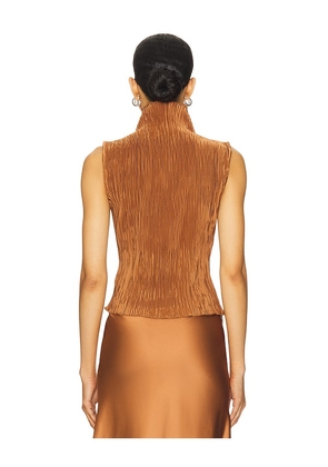 LIONESS Ford Top in Rust. Size M. Also in L, XL, XS, XXS.