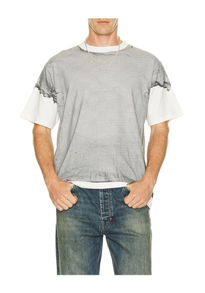 NEUW Digital Vintage Tee in Grey. Size M. Also in XL/1X.