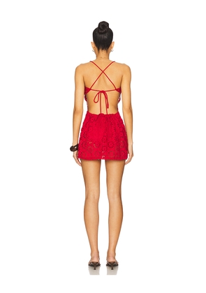 Lovers and Friends Claire Mini Dress in Red. Size M. Also in L, XL.