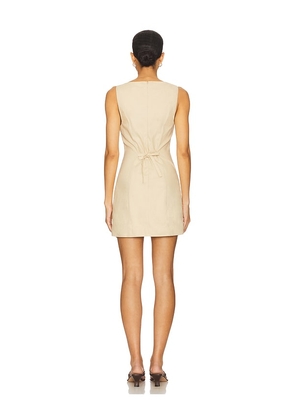 Lovers and Friends Meredith Mini Dress in Beige. Size M. Also in XS, S, L, XL.