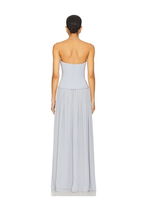 Lovers and Friends Jenny Gown in Slate. Size M. Also in XXS, XS, S, L, XL.