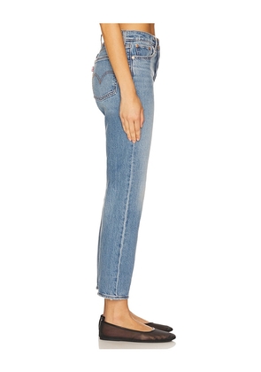 LEVI'S Wedgie Straight in Blue. Size 24. Also in 26, 25, 27, 28, 29, 30.