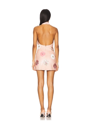 Lovers and Friends Mia Embellished Mini Dress in Pink. Size L. Also in XL.