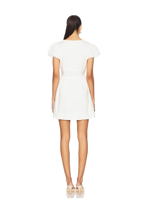 MORE TO COME Ilianna Mini Dress in White. Size M. Also in XXS, XS, S.