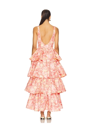 Lovers and Friends Francesca Maxi Dress in Pink. Size M. Also in XS, S, L.
