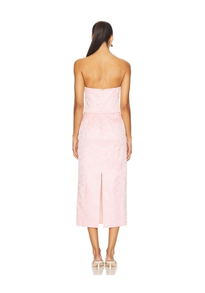 Lovers and Friends Josephine Midi Dress in Pink. Size M. Also in XS.