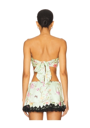 Lovers and Friends Meaux Scarf Top in Mint. Size M. Also in XS, S, L, XL.