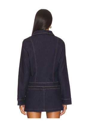 MADISON THE LABEL Anja Jacket in Blue. Size M. Also in S, XS.