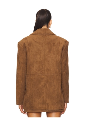 Nakedvice The Brooklyn Blazer in Brown. Size M. Also in S, XS, L.