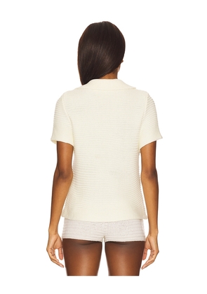 LIONESS Boho Top in Cream. Size S. Also in XXS, XS.