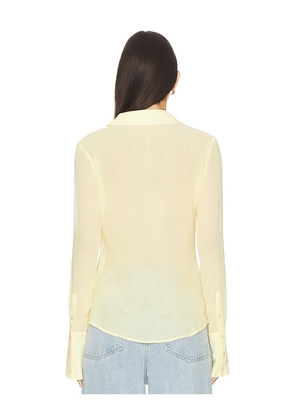 Nakedvice The Magda Shirt in Yellow. Size M. Also in S, L.