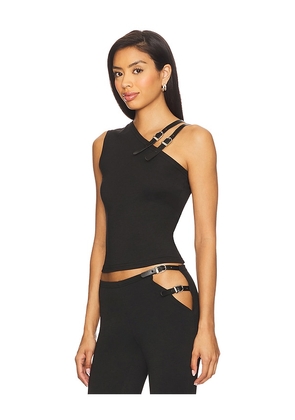 LIONESS Rebel Tank Top in Black. Size M. Also in XXL.