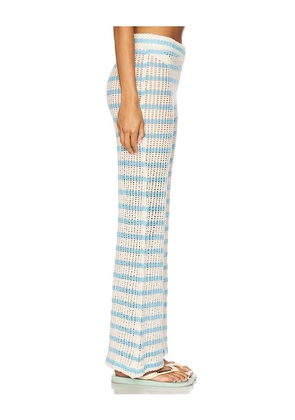 Maaji Calliope Pant in Blue,Ivory. Size L. Also in M.