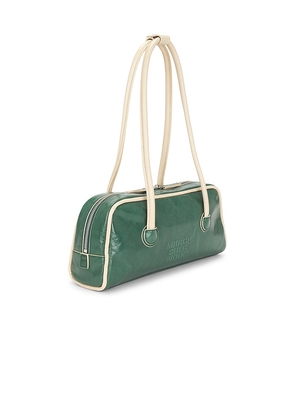 MARGESHERWOOD Soft Boston Bag in Green.