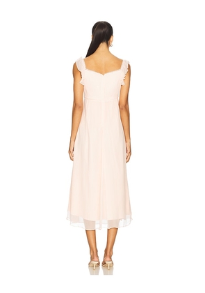 LPA Melia Midi Dress in Blush. Size S. Also in XS, M.