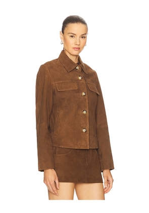 LAMARQUE Jolene Jacket in Brown. Size S. Also in XS, M.