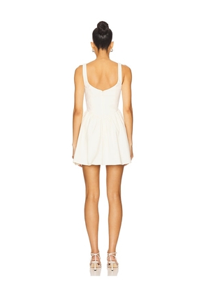 MORE TO COME Lorena Mini Dress in Ivory. Size M. Also in L.
