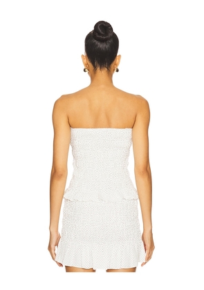 MORE TO COME Rani Tube Top in White. Size M. Also in XS, S, L.