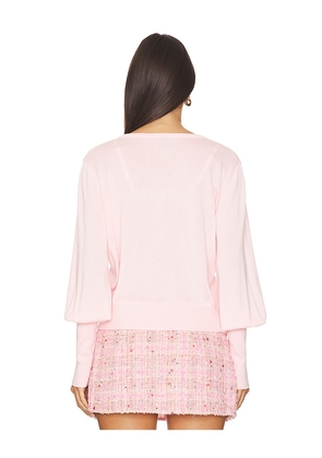 NIIHAI The Long Bubble Cardi in Pink. Size L. Also in XS, M, XL.