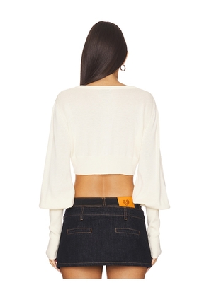 NIIHAI The Bubble Cardi in Ivory. Size M. Also in L, XL.